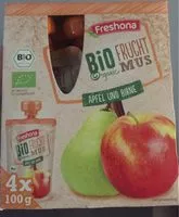 Mängden socker i Bio Organic Fruchtpüree Apfel-Birne