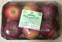 Mängden socker i Organic red apples