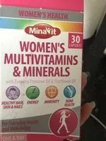 Mängden socker i MinaVit Women's Multivitamins & Minerals