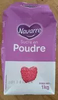 Mängden socker i Sucre en Poudre