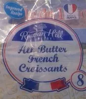 Mängden socker i French croissant