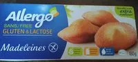 Mängden socker i Madeleines sans gluten & sans lactose