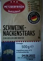 Mängden socker i Schweinenackensteaks