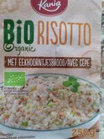 Mängden socker i Bio risotto met eekhoorntjesbrood