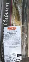 Mängden socker i Baguette nature biologique