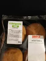 Mängden socker i 4 Beignets Pomme