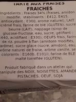 Mängden socker i Tarte au fraises