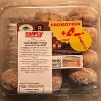 Mängden socker i Mini beignet choco noisette