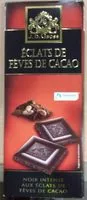 Mängden socker i Noir intense aux éclats de fèves cacao