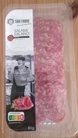 Mängden socker i Salami Milano