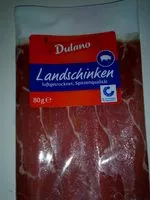 Mängden socker i Landschinken , Luftgetrocknet