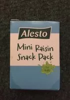 Mängden socker i Mini raisin snack pack