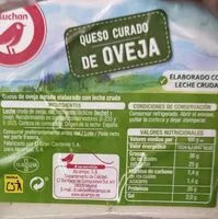Mängden socker i Queso curado de oveja