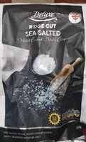 Mängden socker i ridge cut sea salted potato crisps