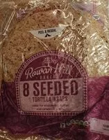 Mängden socker i 8 seeded wraps