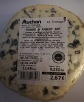 Mängden socker i Fourme d'Ambert AOP