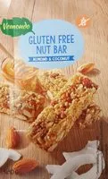 Mängden socker i Gluten free nut bar