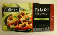 Mängden socker i Falafel mit Gemüse