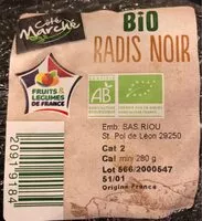 Mängden socker i Radis noir
