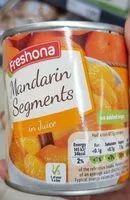 Mängden socker i Mandarin segments