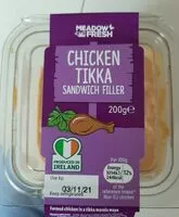 Mängden socker i Chiken tikka sandwich filler