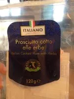 Mängden socker i Prosciutto cotto alle erbe