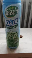Mängden socker i teisseire zéro sucre menthe verte