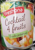 Mängden socker i Cocktail 4 fruits