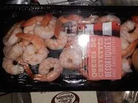 Mängden socker i Queues de crevettes Décortiquées