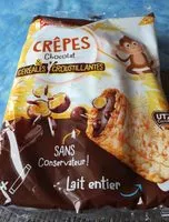 Mängden socker i Crêpes chocolat