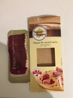 Mängden socker i Magret de canard séché
