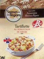 Mängden socker i Tartiflette reblochon de savoie