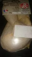 Mängden socker i Cuisses de poulet fermier blanc LR