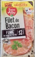 Mängden socker i Filet de bacon fumé