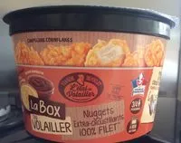 Mängden socker i La box du volailler Nuggets extra-croustillants 100% filet