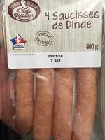 Mängden socker i Saucisses de Dinde
