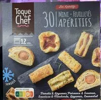 Mängden socker i 30 mini-feuilletés apéritifs