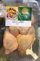 Mängden socker i Cuisses de poulet jaune APD halal