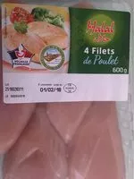 Mängden socker i Filet de poulet halal
