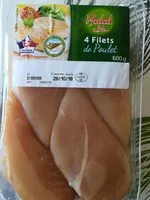 Mängden socker i Filet de poulet halal