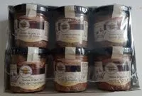 Mängden socker i 6 terrines assorties