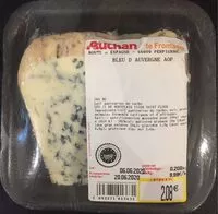 Mängden socker i Bleu d'auvergne AOP