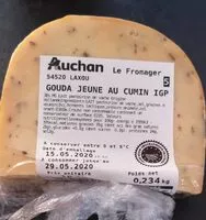 Mängden socker i Gouda jeune au cumin igp