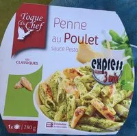 Mängden socker i Penne au Poulet sauce Pesto