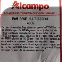 Mängden socker i Pave multicereal