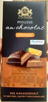 Mängden socker i Mousse au chocolat orange