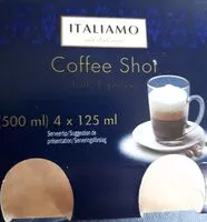 Mängden socker i Coffee shot