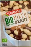 Mängden socker i Mixed beans in brine