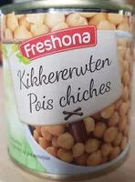 Mängden socker i Pois chiches