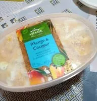 Mängden socker i Mango sorbet with coconut flavoured ice cream